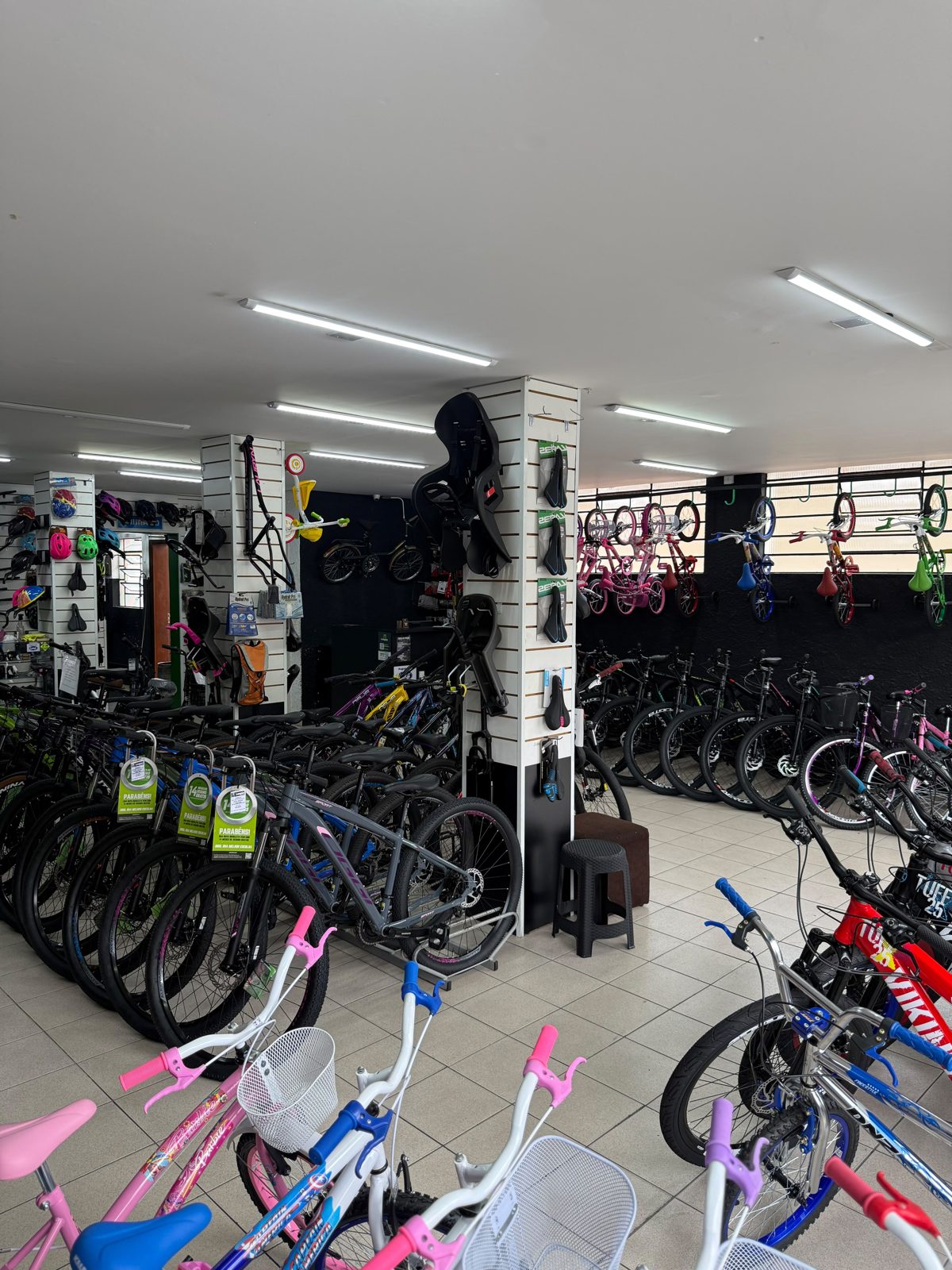 Interior da Langner Bike Shop